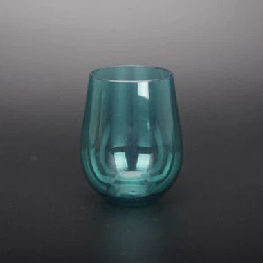 Plastikowy stemless kubek do wina